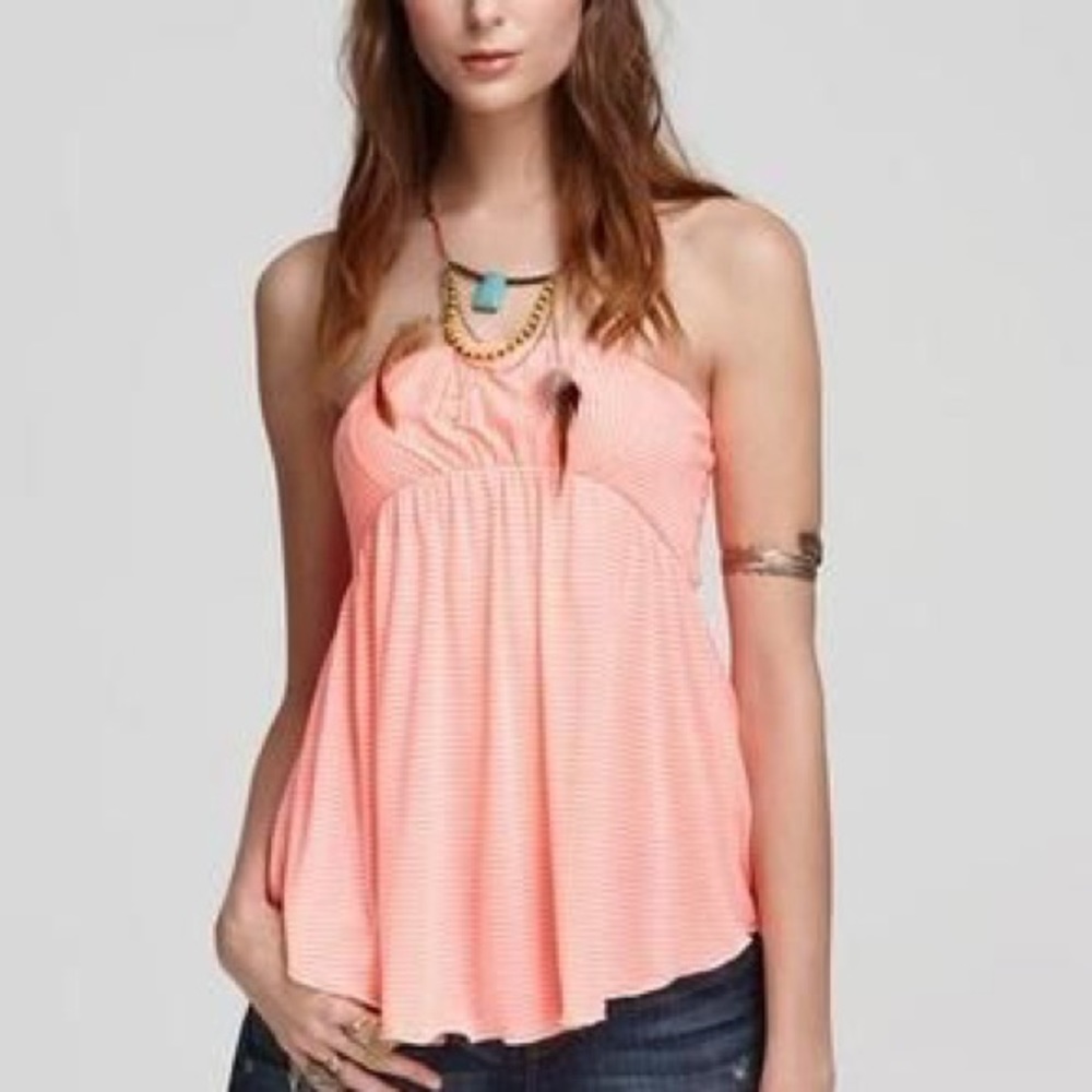 Free People strapless top